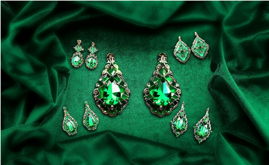 Online Emerald Earrings
